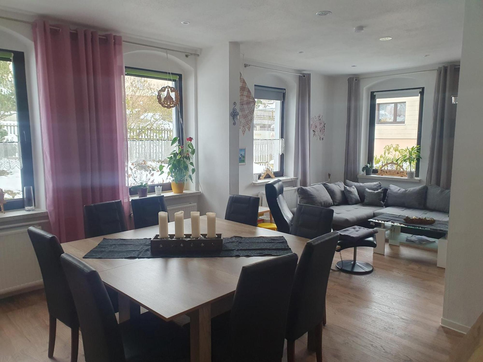 Familienfreundliche Ferienwohnung Erzgebirge Schneeberg  Kültér fotó